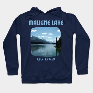 Maligne Lake Alberta Canada Hoodie